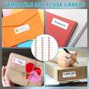 2 x CATIFLIN 1" x 2-5/8" Address Labels 1500 White Stickers, 30 Per Sheet, 50 Sheets Printable Paper for Laser Inkjet Printers, Adhesive Mailing Shipping Return Barcode Label