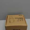 RETRUE 4PCS 18000lbs Trailer Stake Pocket D Ring with Security Bolt Nut, Heavy Duty Removable Stake Pocket D Rings Tie Down Anchor for Flated Trucks and Trailers, Utility Trailer Accessories, Black