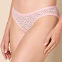 Amazon Essentials Women's Breathable Cotton Bikini Brief Underwear with Full Coverage, Multipacks (L)