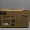 [10-Pack] Glass Meal Prep Containers with Lids, MCIRCO Food Storage Containers with Snap Locking Lids, Airtight Lunch Containers, Microwave, Oven, Freezer and Dishwasher (gray)