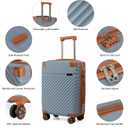 Cosbarn Carry On Luggage 22x14x9 Airline Approved,3 Piece Luggage Set