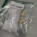 Brass Pipe Fitting Hex Bushing, 3/8" NPT Male to 1/4" NPT Female 1200psi (2pcs)