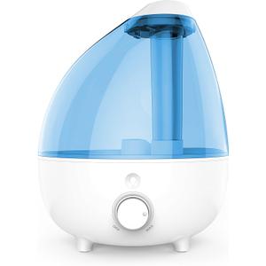Pure Enrichment MistAire XL Ultrasonic Cool Mist Humidifier - All Day Operation for Large Rooms, 1 Gallon Tank, Variable Mist Control, Automatic Shut-Off, Whisper Quiet, and Optional Night Light