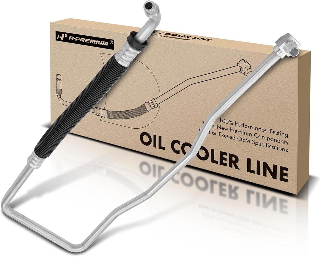 A-Premium Outlet Engine Oil Cooler Line Hose Assembly Compatible with Chevrolet Impala 2006-2011 3.9L