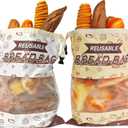 Reusable Bread Bags for Homemade Bread, Sourdough Bread Storage Bags, Bread Bags for Fresh Keeping