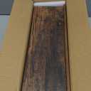 upsimples Floating Shelves for Wall, Wall Shelves for Decor Storage Set of 6, Wall Mounted Wood Shelf for Bedroom, Living Room, Bathroom, Kitchen, Picture Ledge Shelf, Brown (15.7in)