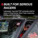 RaceQuip PRO25 Full Face Racing Helmet (Black, M)