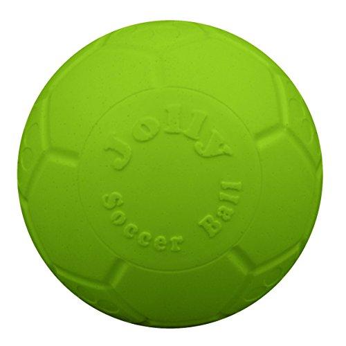 Jolly Pets Medium Soccer Ball Floating-Bouncing Dog Toy, 6 inch Diameter, Apple Green (SB06 GR)