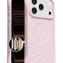 ORNARTO Vortuxe for iPhone 17 Pro Max Case 6.9" | 2X MIL-STD Protection | Camera Button Control | Compatible with MagSafe | Sleek Aesthetic Liquid Silicone Phone Cover | Pink Quartz