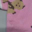 XGDMEIL Dog Sweaters Cute Bear Knitted Dog Cardigans Clothes for Small Medium Dogs Soft Pet Puppy Cat Knitting Outfits Fall Winter Warm Boy Girl Dogs Knitwear Coat Apparel (Pink, Medium)