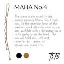 TSB Maha No.4 Bronze Bob Pins Set of 50 2.0 Inch Curved Bobby Pins for a Great Fit 3X Retention, Secure Grip for Buns, Hair and More