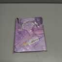 Soke for iPad (A16) 11th/10th Generation Case with Keyboard(2025/2022)-7 Color Backlight Wireless Detachable Folio Keyboard Cover with Built-in Pencil Holder for iPad 11/10.9 inch, Violet Marble