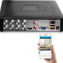 1080P 8CH Surveillance DVR Recorder H.265+ Standalone 6-in-1 CCTV Digital Video Recorder 8 Channel DVR for Security Camera Home Surveillance System, Mobile APP & PC Remote (No Hard Drive)