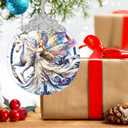 Unicorn and Fairy Stained Glass Christmas Tree Ornaments - Christmas Decoration, 2025 Holiday Decor & Gift Ideas