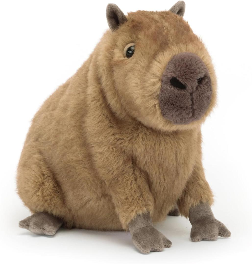 Jellycat Clyde Capybara Stuffed Animal, 9.5 inches - Capybara Plush Toy - Classic Children's Gift