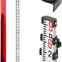 Aluminum Grade Rod, 9 ft, 3 Sections, 10ths Scale