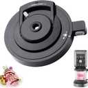 Outer Bowl Lid Replacement For Ninja Creami Deluxe Ice Cream Maker, Creami Deluxe Lid Compatible with Ninja NC501 NC500 Series, Reusable Creami Accessories Parts 