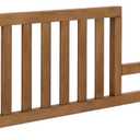 Evolur Toddler Guard Rail Conversion Kit, Designed and Tested Full Size Cribs, Durable Hardwood Build Safety Rail, Easy Assembly, Converts Crib into a Toddler Bed - Hickory