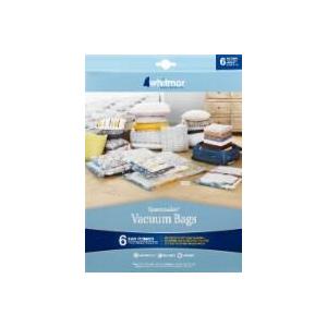 Whitmor Vacuum Storage Bags - Clear Spacemaker Vacuum Bag - Set of 6