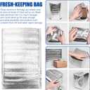 Hemoton 40 pcs Thermal Insulated Bubble Mailers Disposable Insulation Shipping Bags Thermal Box Liners Thermal Padded Envelopes Insulation Bag for Food Fruit Take- out (20x30CM)