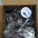 Bell Glides Replacement Office Chair or Stool Swivel Caster Wheels to Fixed Stationary Castors, Office Chair Wheels for Carpet - with Separate Self Adhesive Felt Pads/Chair Feet Wheel Stopper (BLACK)