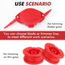 THTEN CMZST0803 CMZST080 Trimmer Blades Head Replacement Spool 20Ft 0.080 inch Compatible with Craftsman CMCST910,CMCST910M,CMCST910M1 String Trimmer CMZST120SC Cap Covers Parts, 24 Pack