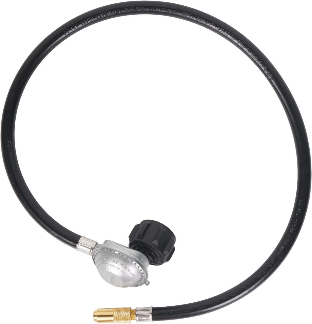 SHINESTAR 3 Feet Propane Adapter Hose and Regulator for Blackstone 17 & 22 Inch Flat Top Griddle, Switch to 20 lb Tank