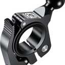 BRCOVAN 17mm Ball Handlebar Clamp Mount Base, Fit for Round Rails 0.5'' / 0.875'' / 1'' / 1.125'' / 1.26'' in Diameter, Tool-Free Installation