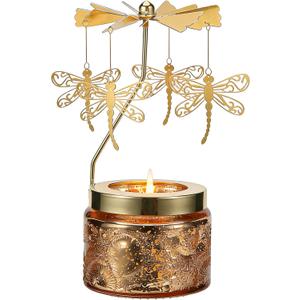 Candle Gifts for Women, Birthday Gifts for Mom Daughter Sister Wife, Unique Dragonfly Gift for Friends Women, Rotatable Scented Candles Gift for Christmas Anniversary Mothers Day (Dragonfly)