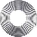 TUBPRO 3/8 Fuel Line, 10FT Transmission Line, 3003 Grade Aluminium Tubing for Brake Line, Metal Gas Line, Refrigeration Equipment