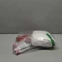 Spin Mop Replacement Head Mop Replace Head Compatible with O Cedar EasyWring Spin Mop - 4 O-Ceda Mop Refills30-58in Mop Handle and 1 Mop Base and 1 Mop Base Scrub Brush Combo Set (White)