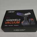 Car Vacuum Portable Cordless, 35000PA High Power Suction & Blower, Wireless Handheld Vacuum Cleaner for Car, Home, Office, Pet(Navy Black)