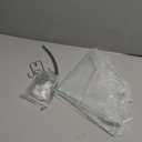 HouseMila Glass Shower Shelves, 2 Tier Tempered Glass Corner Shelf Shower Organizer with Extra 3 Hangers Shower Shelves for Inside Shower