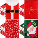20 Pcs 10 x 13 Inch Large Christmas Poly Bubble Mailers Christmas Padded Envelopes Self Adhesive Holiday Shipping Bags Assorted Xmas Bags for Business School Family Xmas Gift