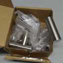 NearMoon Bath Towel Hooks- SUS 304 Stainless Steel Robe Hook Holder, Heavy Duty Coat Hook for Bathroom Livingroom Hotel Kitchen Garage, Wall Mounted (Brushed Nickel, 3 Pack)