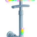 2 x Pool Fountain for Above and Inground Pools,Upgraded Dual Spray Pool Aerator with 9-Color LED Lights and 4 Modes, 360 Adjustable Pool Sprinkler Fountain Pool Cooler Pool Accessories Pool Decor