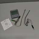 Dual Probe Meat Thermometer Digital for Cooking, Grilling & Smoking with Large LCD Backlight & Alarm, Kitchen Food Grill Thermometer, Smoker Accessories for BBQ, Oven, Oil Fry, Gifts for Men