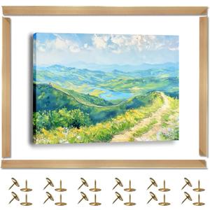 24x36 Wooden Float Frame, Photo Frame for DIY Wall Desktop, 1 Pack, 24x36 in