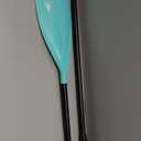 SUP Paddle - 3-Piece Adjustable Aluminium SUP Paddle with Glass Fiber Blade for Surfing, Floating, Water Sports (Turquoise)