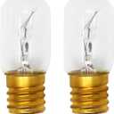 2-Pack Replacement Light Bulb for Whirlpool WMH31017AS1 Microwave - Compatible Whirlpool 8206232A Light Bulb