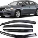 Window Visors Rain Guards Deflector 4 Piece Set for 2013-2018 Nissan Altima 94861