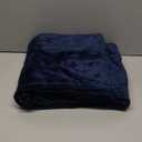 Tefici Electric Heated Blanket Throw, Super Cozy Soft 2-Layer Flannel 50" x 60" Heated Throw with 6 Heating Levels & 4 Hours Auto Off, Machine Washable, ETL&FCC Certified, Home Office Use,Blue