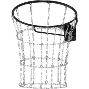 KingDolly Heavy Duty Chain Basketball Net - 12 Loops Anti-Rust Metal Hoop Accessory, Quick Snap Buckle Installation for Indoor/Outdoor Courts All-Weather Durability (Fits Standard 18" Rims) (A2: White) KingDolly Heavy Duty Chain Basketball Net - 12 Loops Anti-Rust Metal Hoop Accessory, Quick Snap Buckle Installation for Indoor/Outdoor Courts All-Weather Durability (Fits Standard 18" Rims) (A2: White)