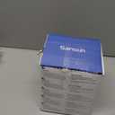 Airplane Pillow Combo with Chin Strap, Travel Pillows for Airplanes with Sleep Eye Mask, Plane Pillow for Long Flights, Car Road Trip, 360 Headrest, Stop Bobblehead, Black