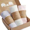 Bassinet Fitted Sheets for 4moms Mamaroo Sleep Bassinet - Fits 18 x 30 Inch Oval Bassinet Mattress - Buttery Soft, Premium Stretchy Jersey Knit Sheets - Pale Pink + Lavendar + Cloud, 3 Pack