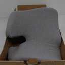 C CUSHION LAB Patented Pressure Relief Seat Cushion for Long Sitting Hours on Office/Home Chair, Car, Wheelchair - Extra-Dense Memory Foam for Hip, Tailbone, Coccyx, Sciatica - Light Grey (Gray)