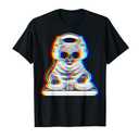 DJ Cat EDM Music Funny Gifts For Cat Lover Men Women Boy Kid T-Shirt size M