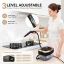 Steam Cleaner, 3 Level Adjustable Pressurized Steam Cleaner for Home, 15s Heat-Up Handheld Steamer for Cleaning, 1.9 Qt Tank Portable Steam Cleaner for Car, Home, Tile, Grout