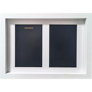 Medal Display case,Frame to Display Medals ,Medal Display Shadow Box Frame for Medal & Photo,All Sports Medal Medal Medal Badg(1 Medal + 1 Photo) (Medal, Race , and Photo Display, Black,White)
