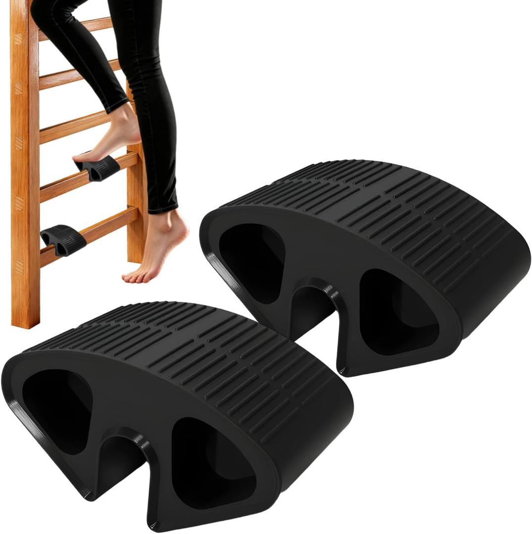Dorm Bed Ladder Foot Support  Non-Slip Silicone Step Pad for Loft Beds, Dorm Beds, and Bunk Beds, Compatible with 0.77 Inch Round Rails, Fits Most College Dorm Bed Ladders, Protects Your Feet